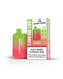 Green Roads CBD Puff - Strawberry Watermelon - 1200mg