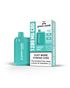 Green Roads CBD Puff - Sweet Mint - 1200mg