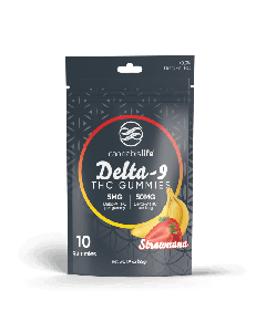 Cannabis Life - Delta-9 Gummies - Strawnana - (10ct) 50mg