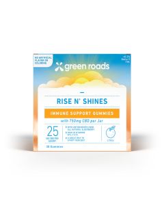 Green Roads - CBD Rise N' Shines Immune Gummies - Citrus - (30ct) 750mg